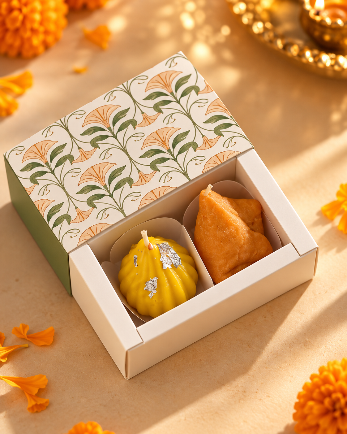 Desi Treats Mini Gift Box - Soy Scented Candles