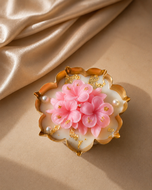 Plumeria - Metal Urli Soy Scented Candle