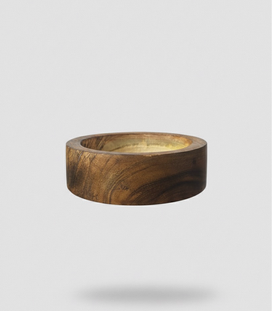 Round Wooden Bowl