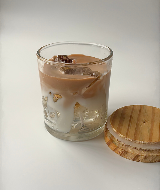 Brewed Coffee Iced Latte Candle - Luxury Scented Candle & Decor