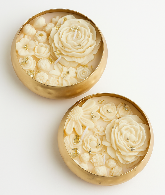 White Serenity Urli Candle