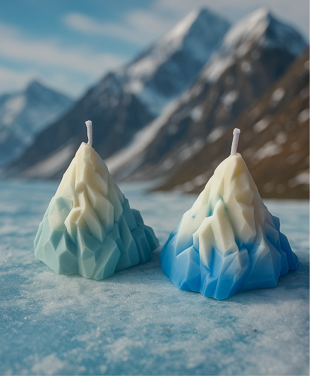 Mountain Iceberg Candle π»