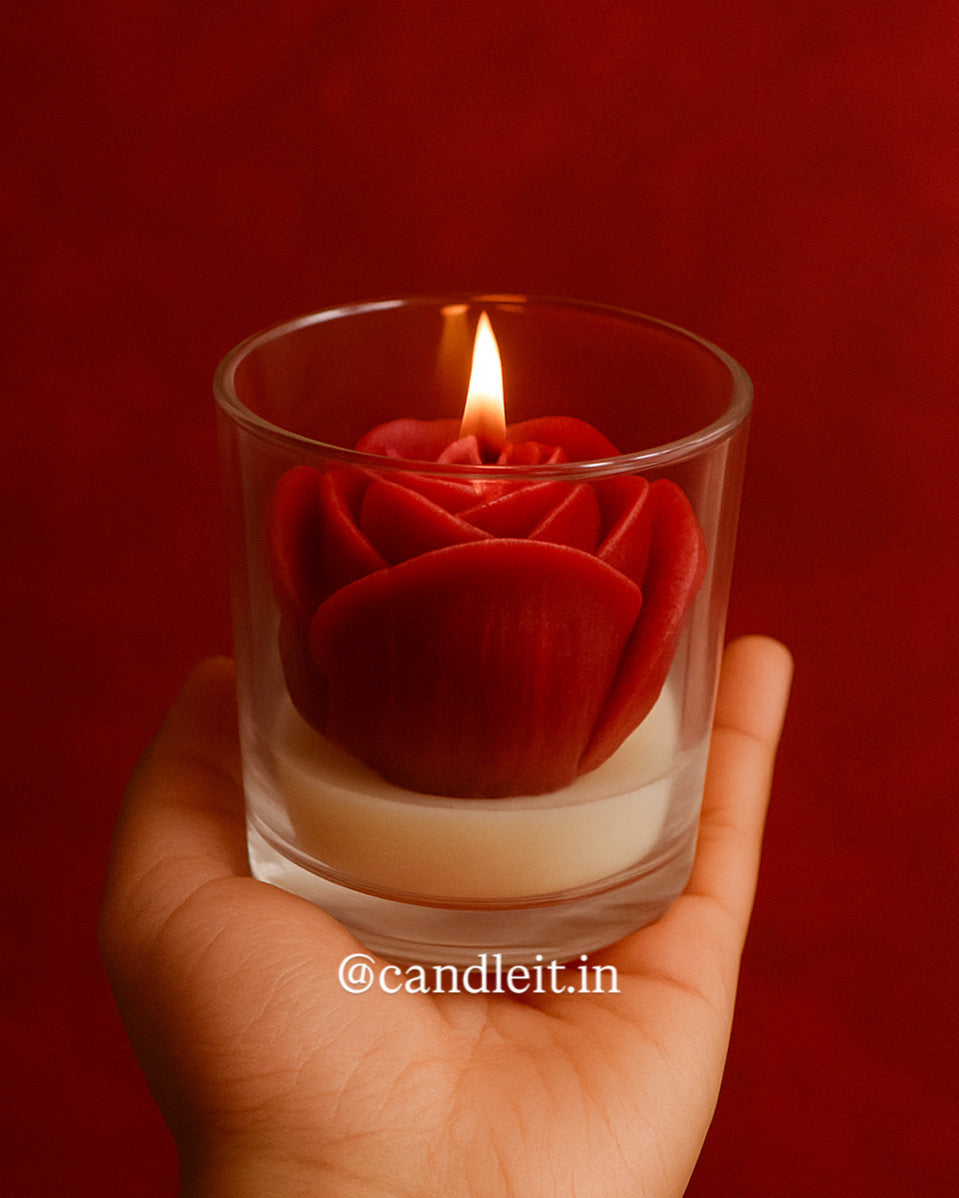Rose Bud Glass 🌹