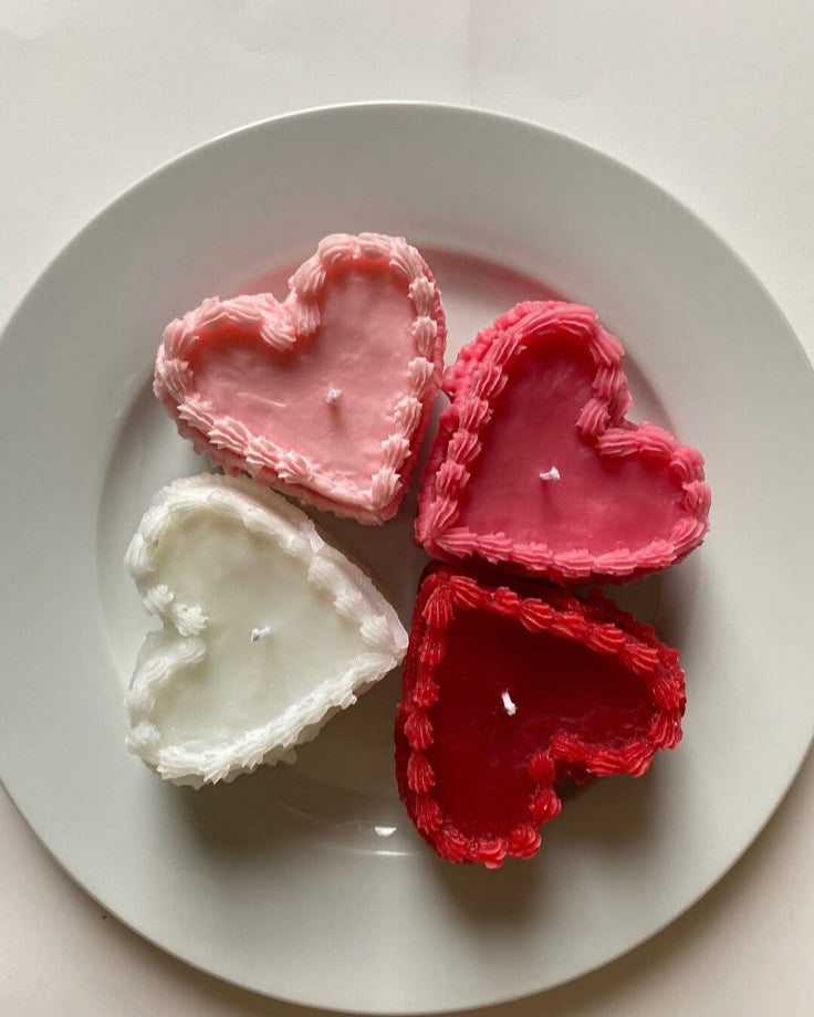 Heart Cake Candle π°