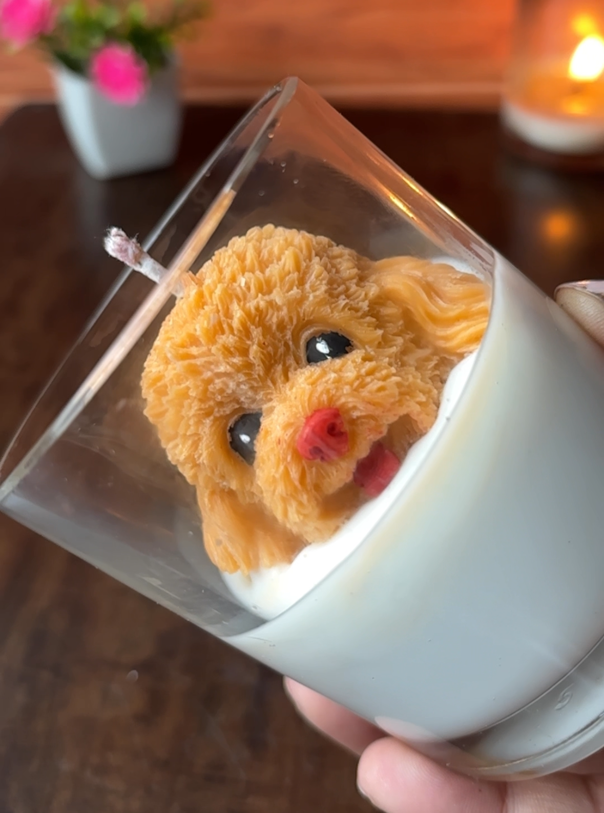 Puppy Me Glass Candle