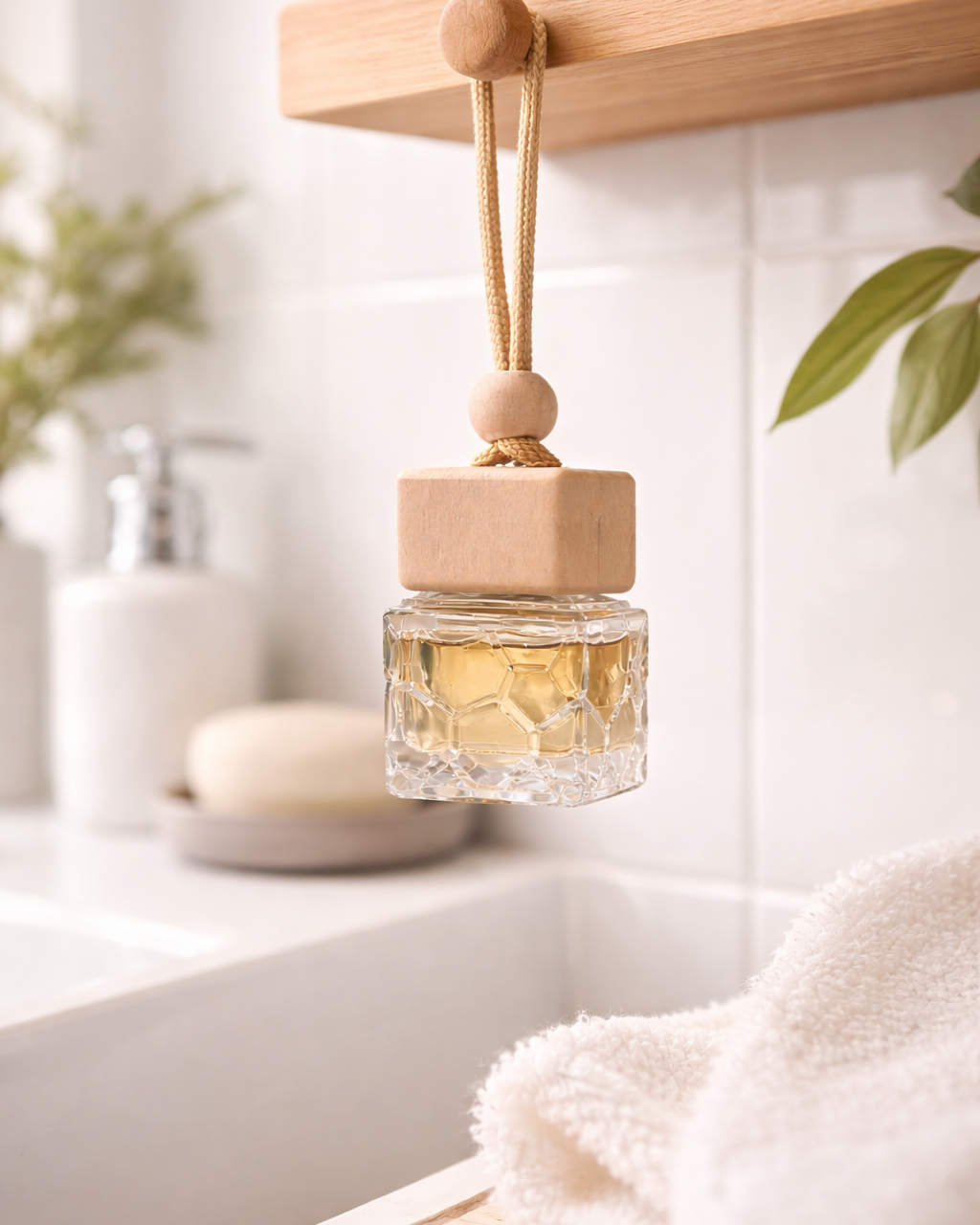 Aqua Fragrance Hanging Diffuser | Essential Oil Based | Car, Wardrobe, Washroom, Living Room