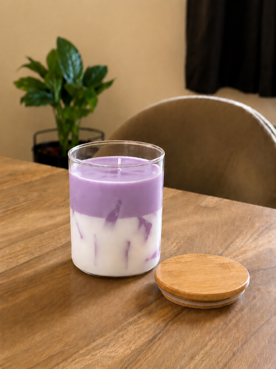 Lavender Iced Latte Candle