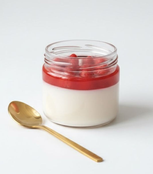 Strawberry Cheesecake Jar Candle🍓