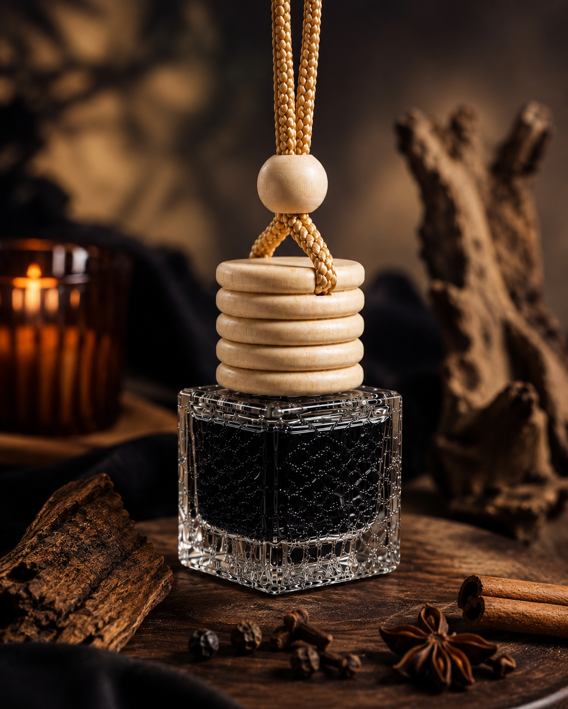 Mystical Night Hanging Diffuser | Essential Oil Based Car & Home Air Freshener (10 ml)