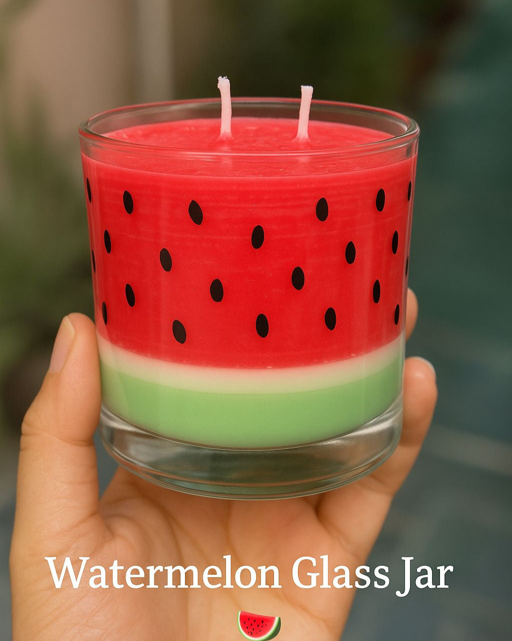 Watermelon Glass Candle🍉