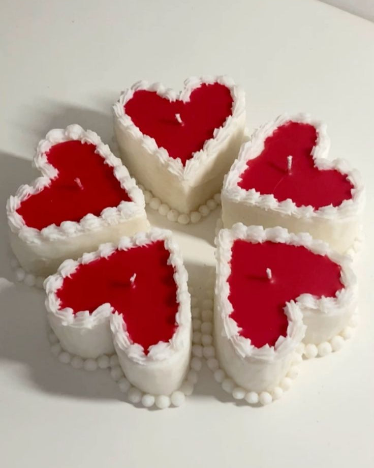 Heart Cake Candle π°