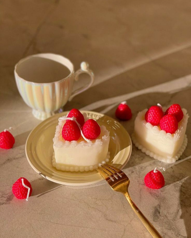 Heart Cake Candle π°