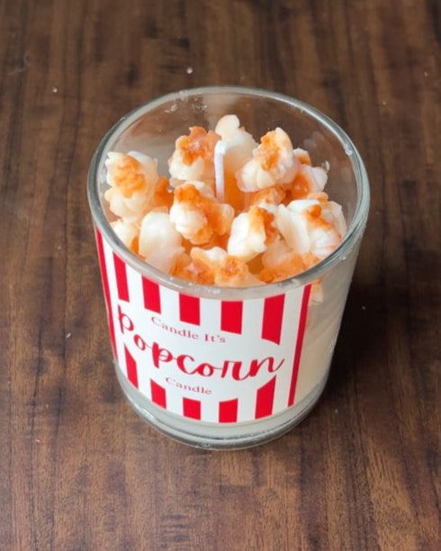 Popcorn Tub Candle - Luxury Scented Candle Decor