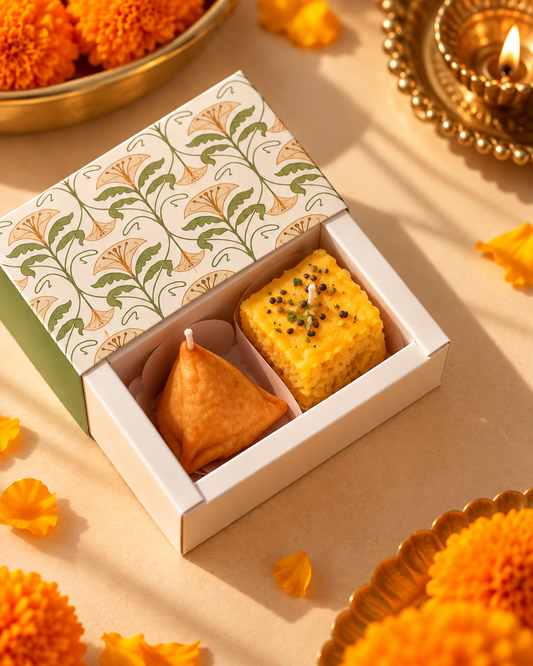 Desi Treats Mini Gift Box - Soy Scented Candles