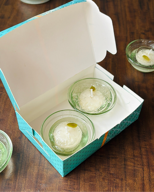 Rasgulla Candle Gift Box
