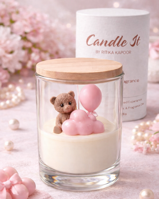 Baby Theme Candle - Luxury Scented Glass Candle