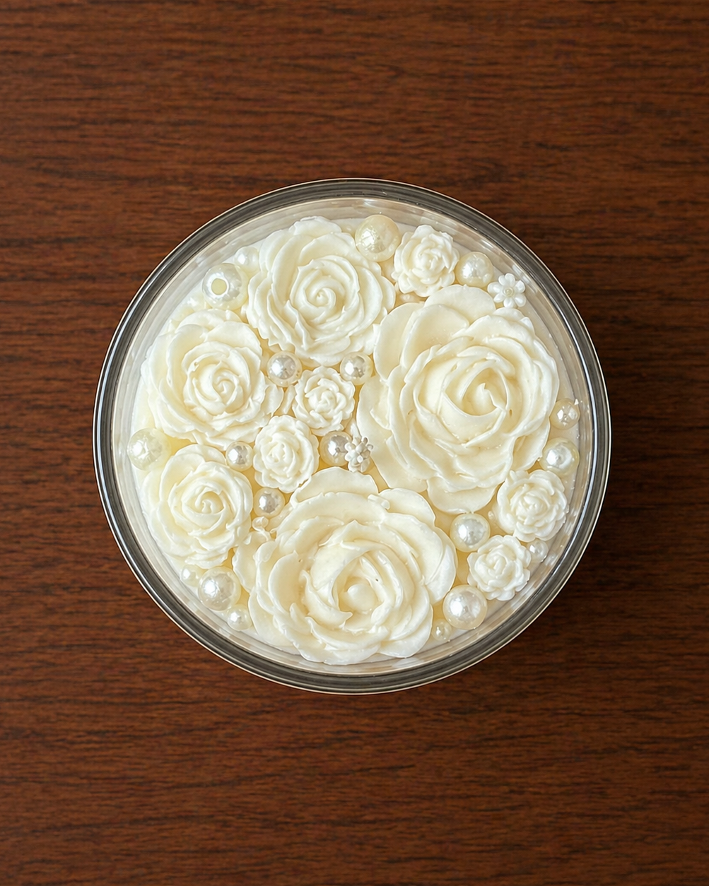 Rose Heaven Candle - Luxury Rose Scented Candle