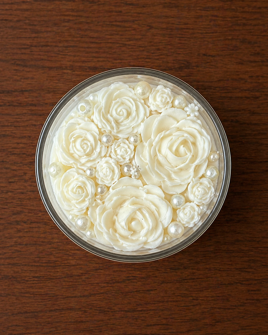 Rose Heaven Candle - Luxury Rose Scented Candle