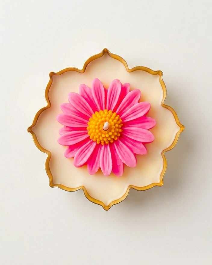 Daisy Metal Urli Soy Scented Candle