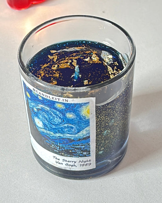 Van Gogh’s The Starry Night Candle - Luxury Scented Candle & Decor
