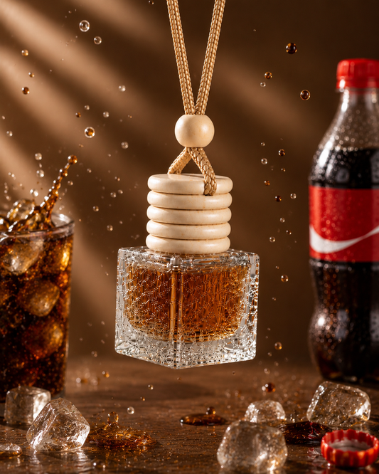 Coca Cola Hanging Diffuser | Essential Oil Based Car & Home Air Freshener (10 ml)