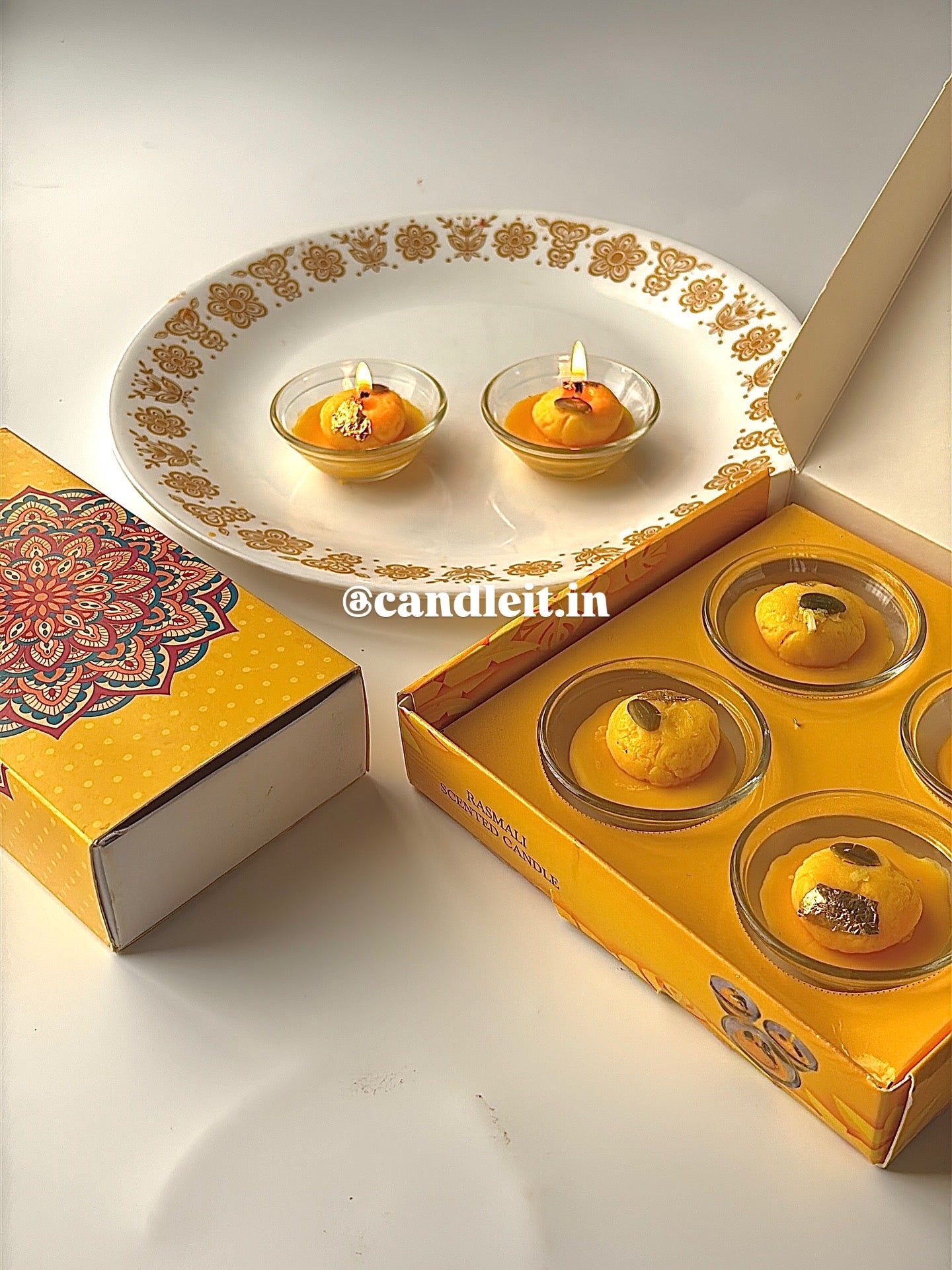 Rasmalai Candle Gift Box