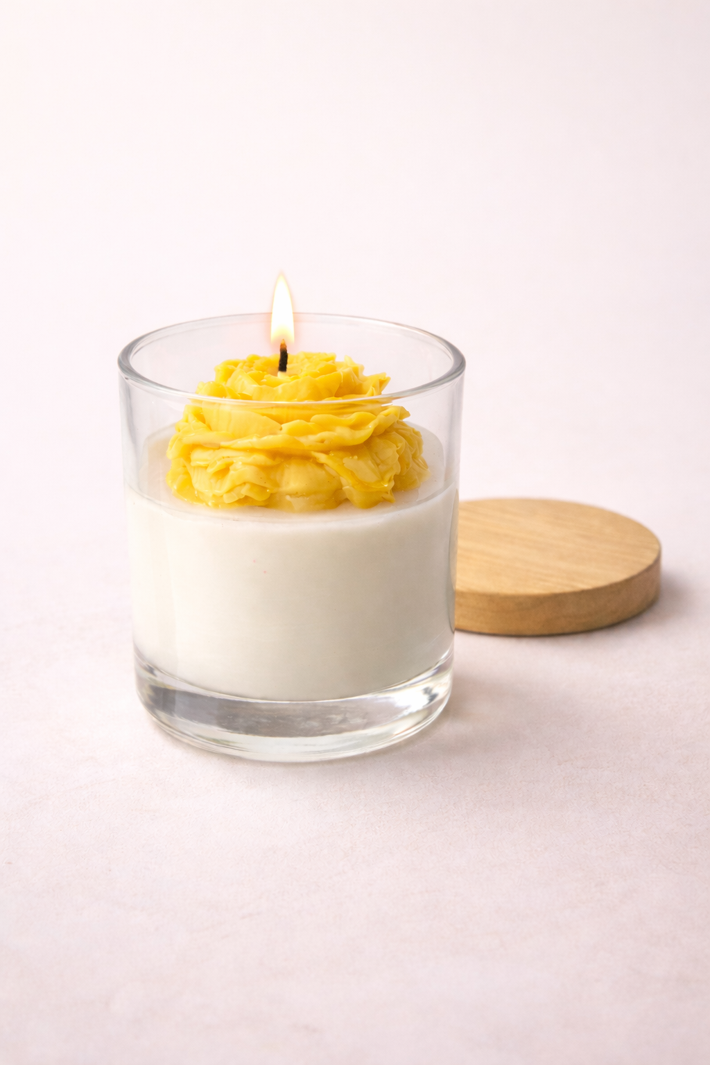 Peony Dream Glass Candle - Luxury Soy Scented Glass Candle & Decor