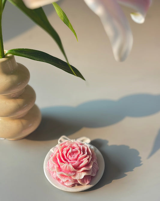 Peony Flower Candle🌸