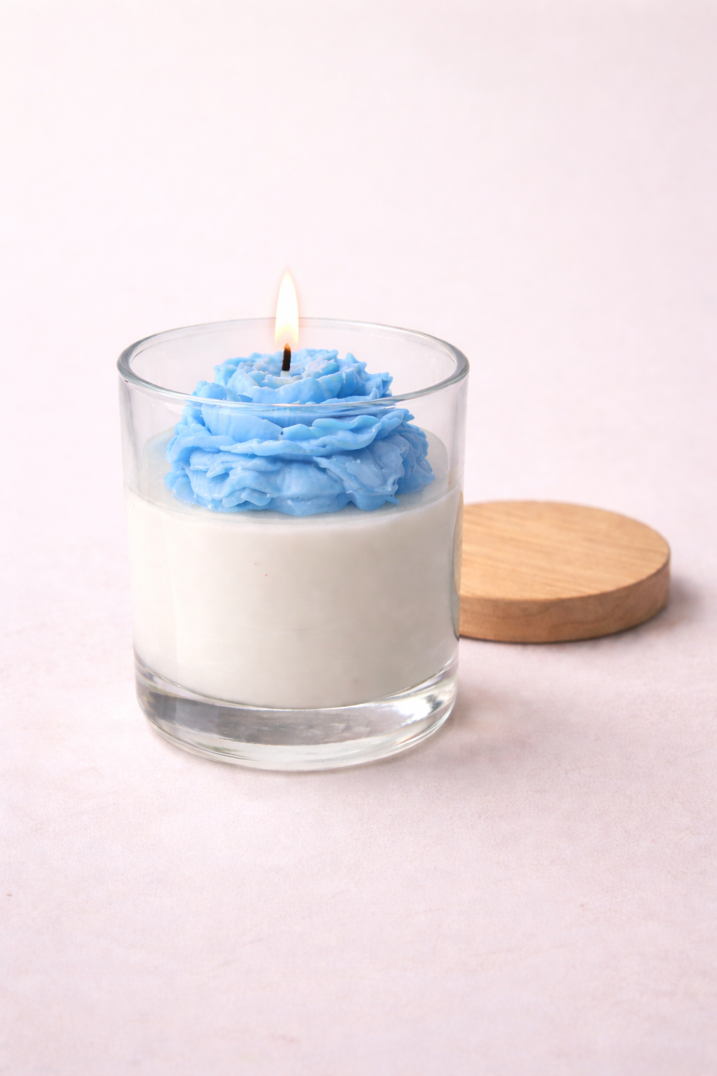 Peony Dream Glass Candle - Luxury Soy Scented Glass Candle & Decor