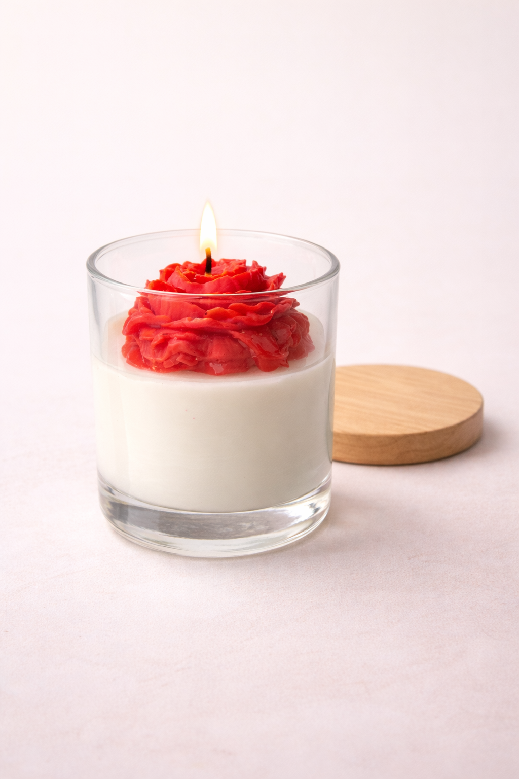 Peony Dream Glass Candle - Luxury Soy Scented Glass Candle & Decor