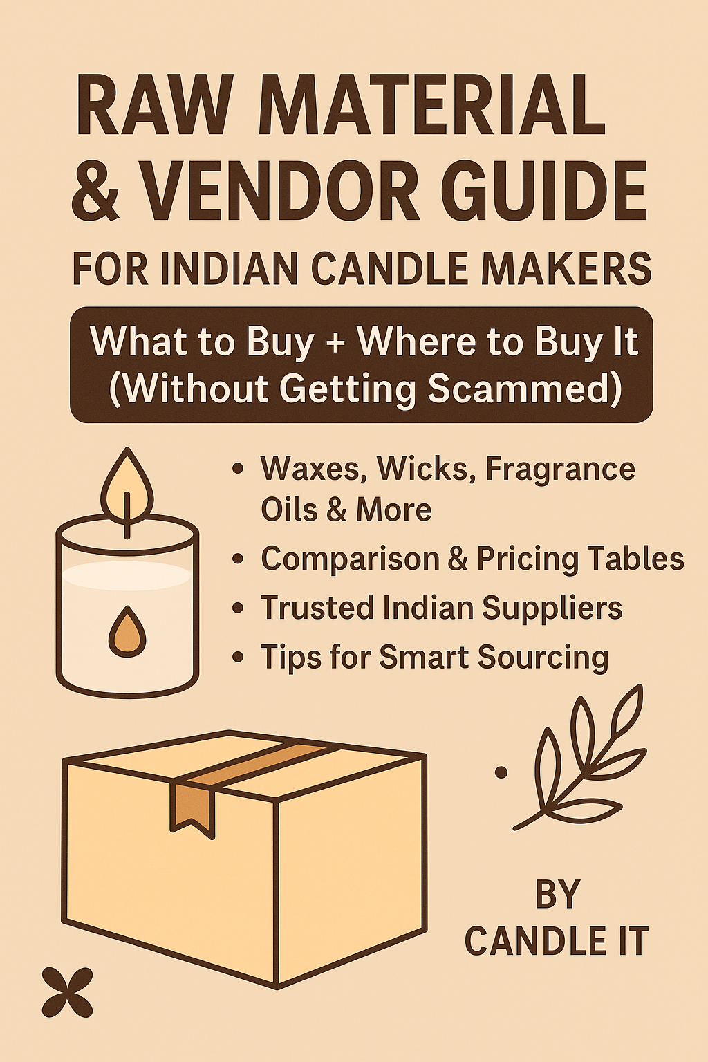 [Step 2] Raw Material and Vendor Details Guide