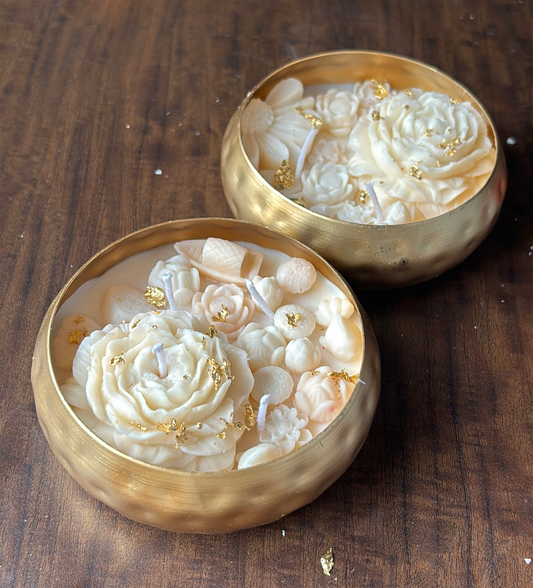 White Serenity Urli Candle
