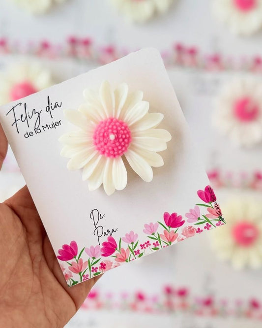 Daisy Candle Card [We will contact you for card & colour customisation before making the order], Best Return Gift