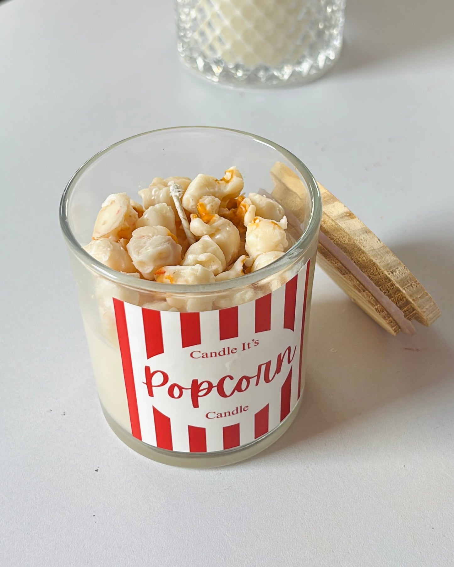 Popcorn Tub Candle - Luxury Scented Candle Decor