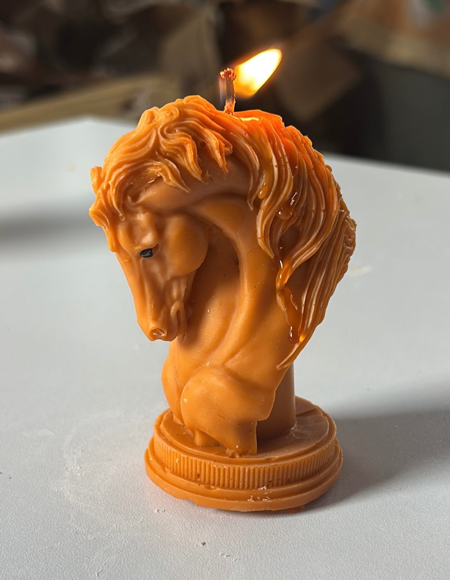 Horse Head Candle