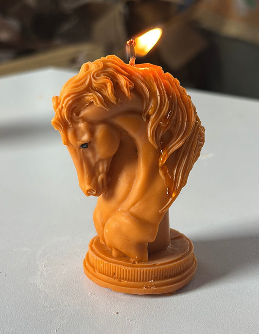 Horse Head Candle
