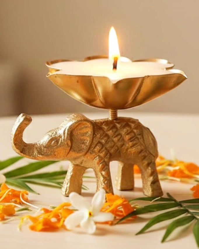 Regal Elephant Urli - Soy Scented Candle