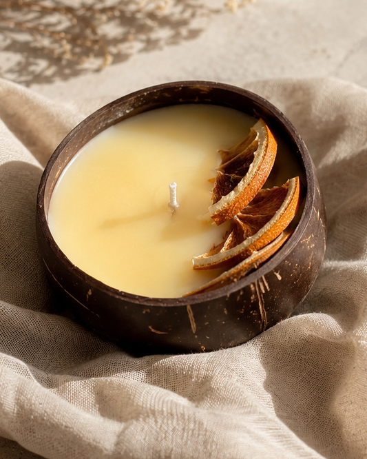 Mandarin Coconut Soy Scented Candle