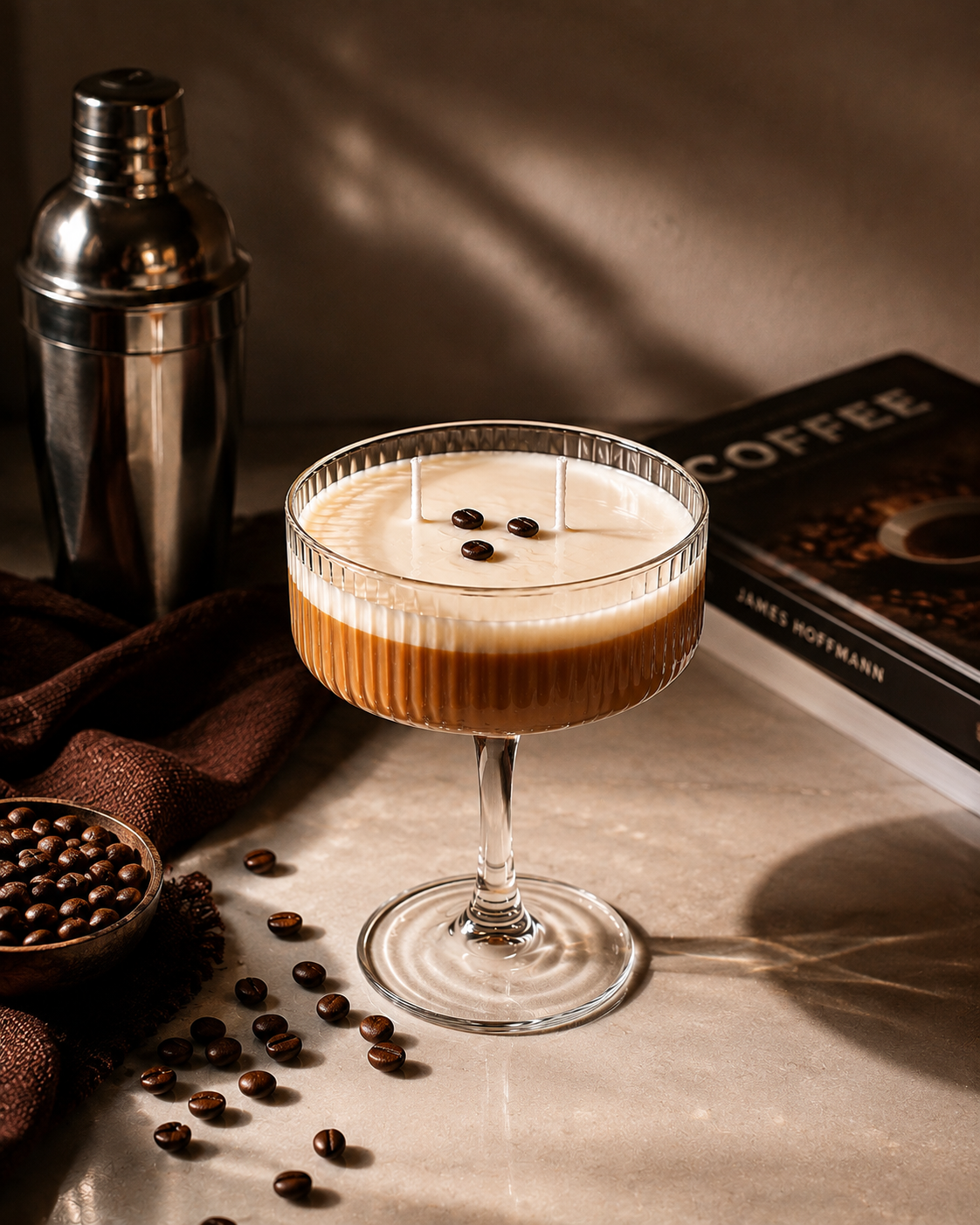 After Hours – Coffee Cocktail Coupe Glass Soy Scented Candle