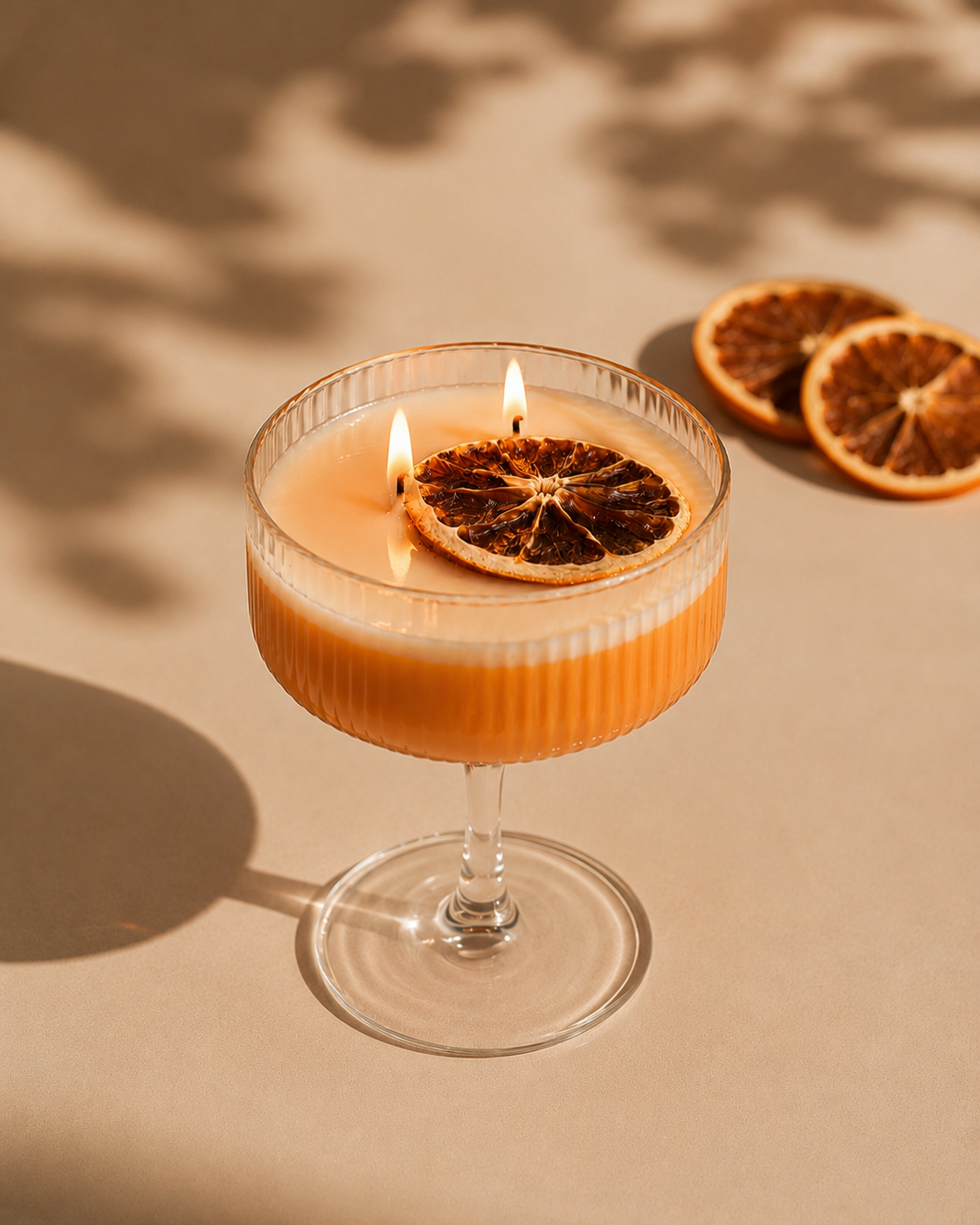 Golden Hour – Pornstar Martini Coupe Glass Soy Scented Candle