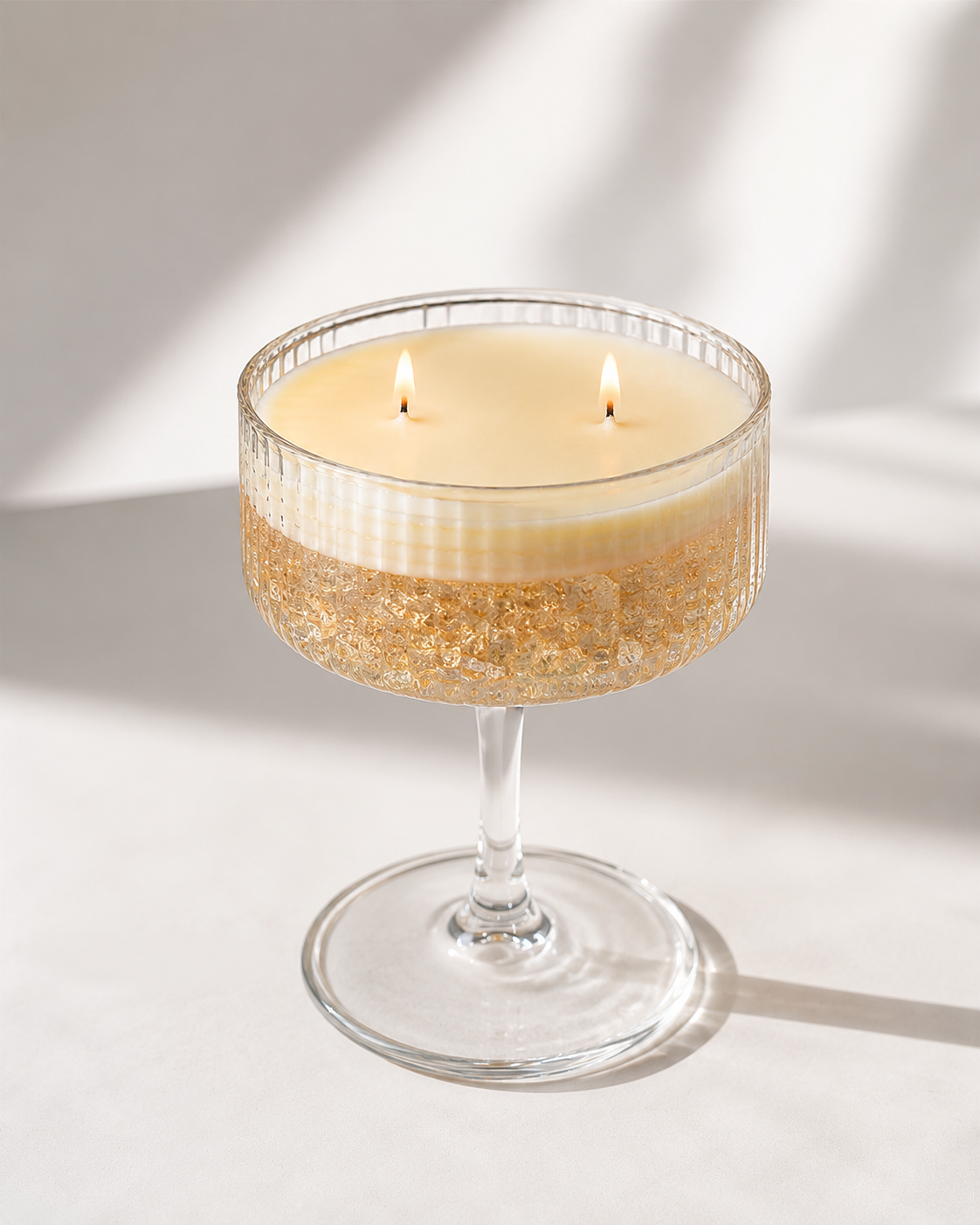 Golden Toast – Champagne Coupe Glass Soy Scented Candle