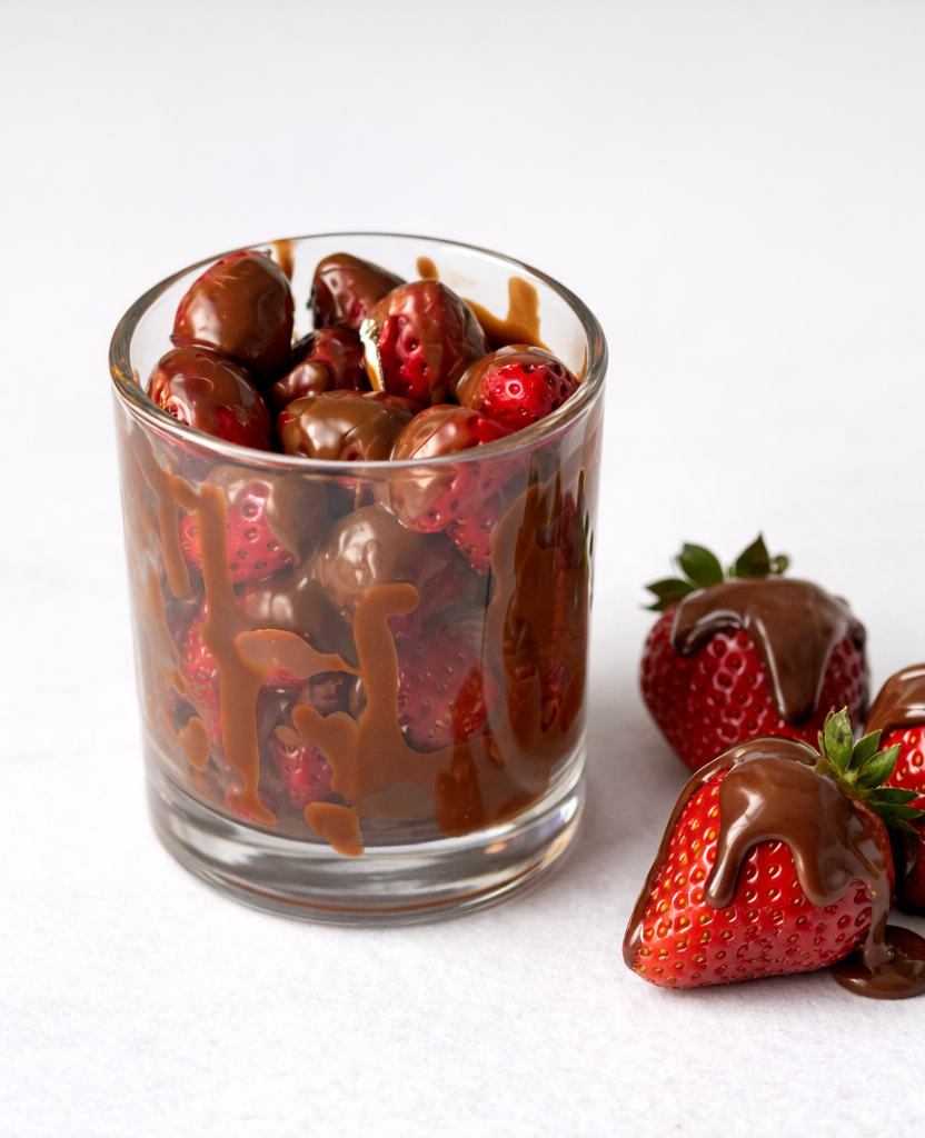 London Chocolate Strawberries Candle - Luxury Scented Candle