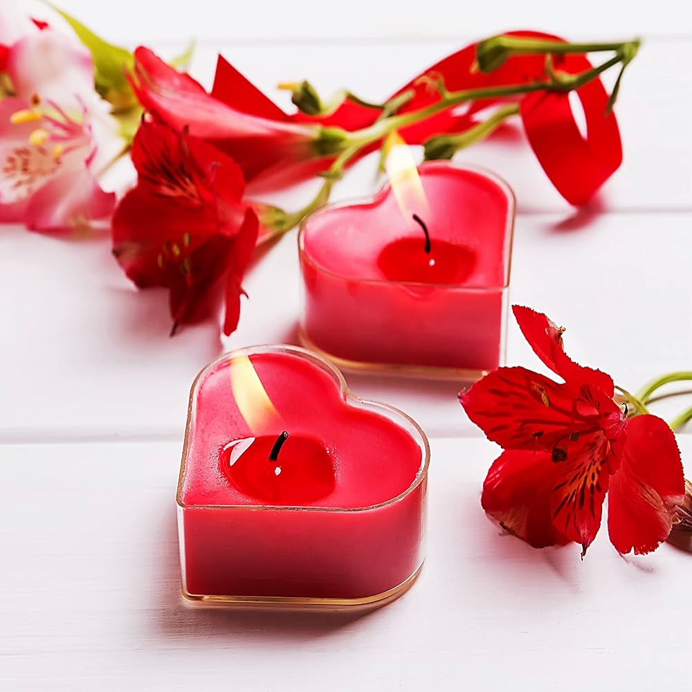 Heart Tealight Candle - Luxury Scented Candles