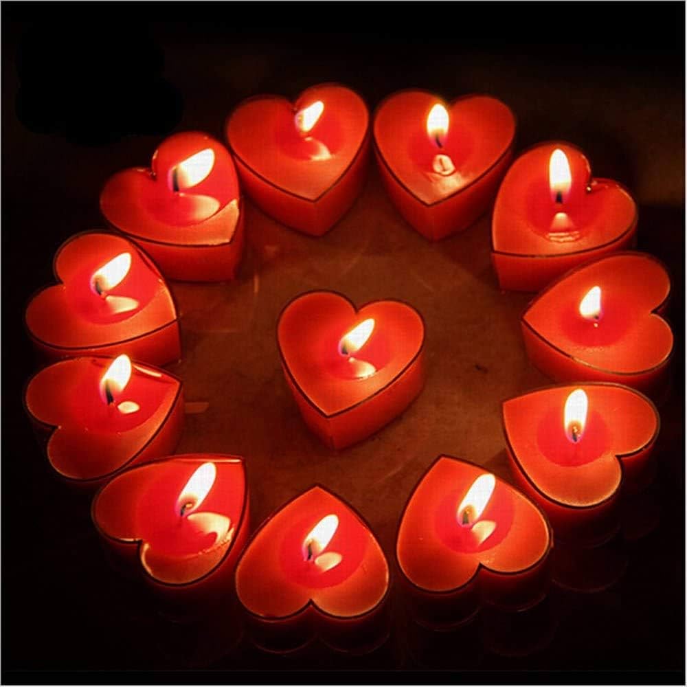 Heart Tealight Candle - Luxury Scented Candles