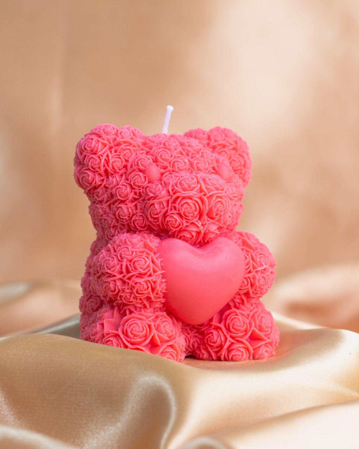 Gift Combo for Her [1 Glass Candle + 1 Wax Sachet + 1 Small Teddy Candle + 1 Hanging Diffuser]