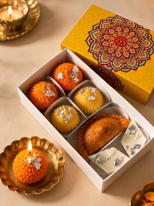 Mixed Mithai - Soy Scented Candle Gift Box