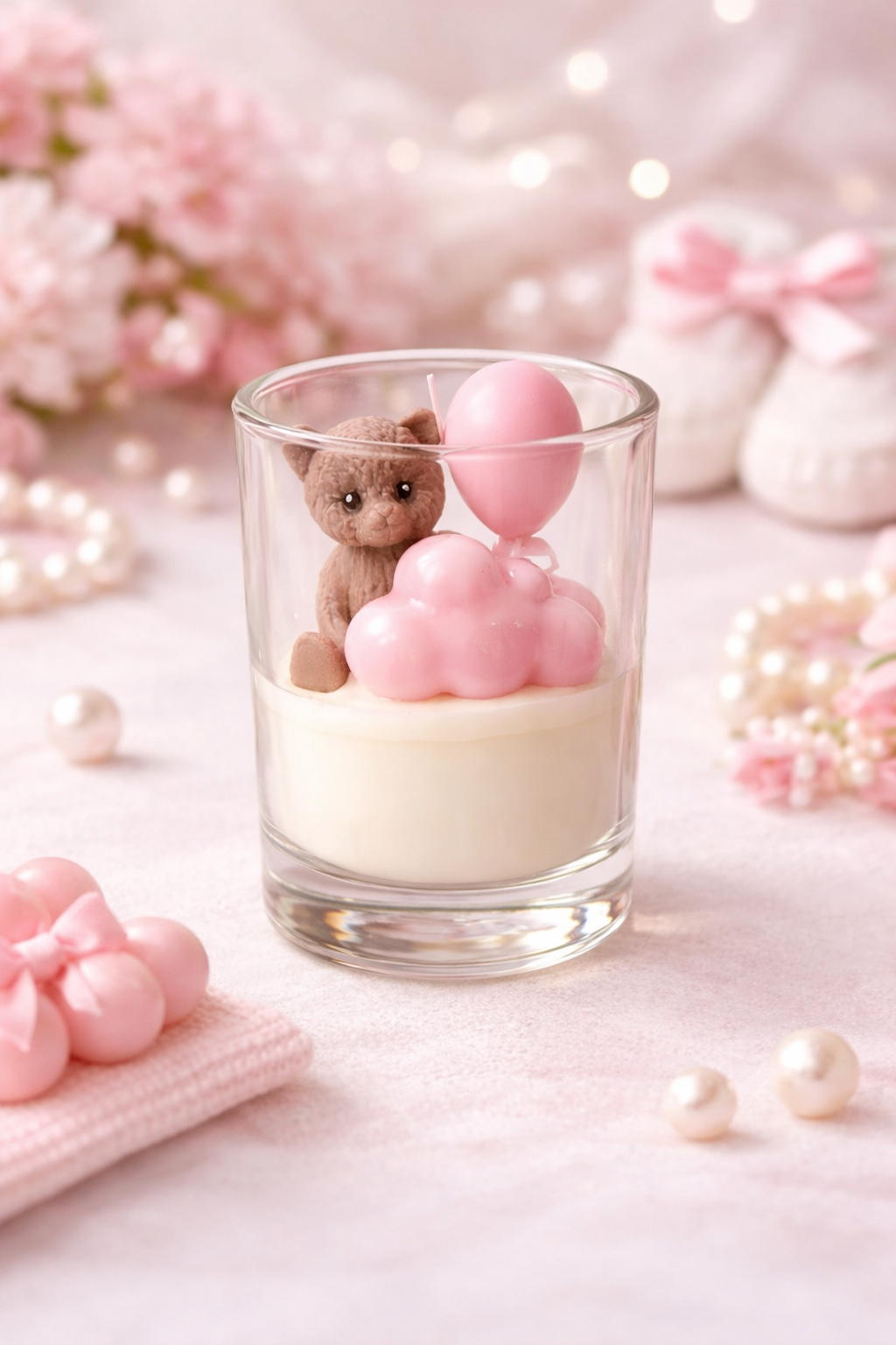 Baby Theme Candle - Luxury Scented Glass Candle