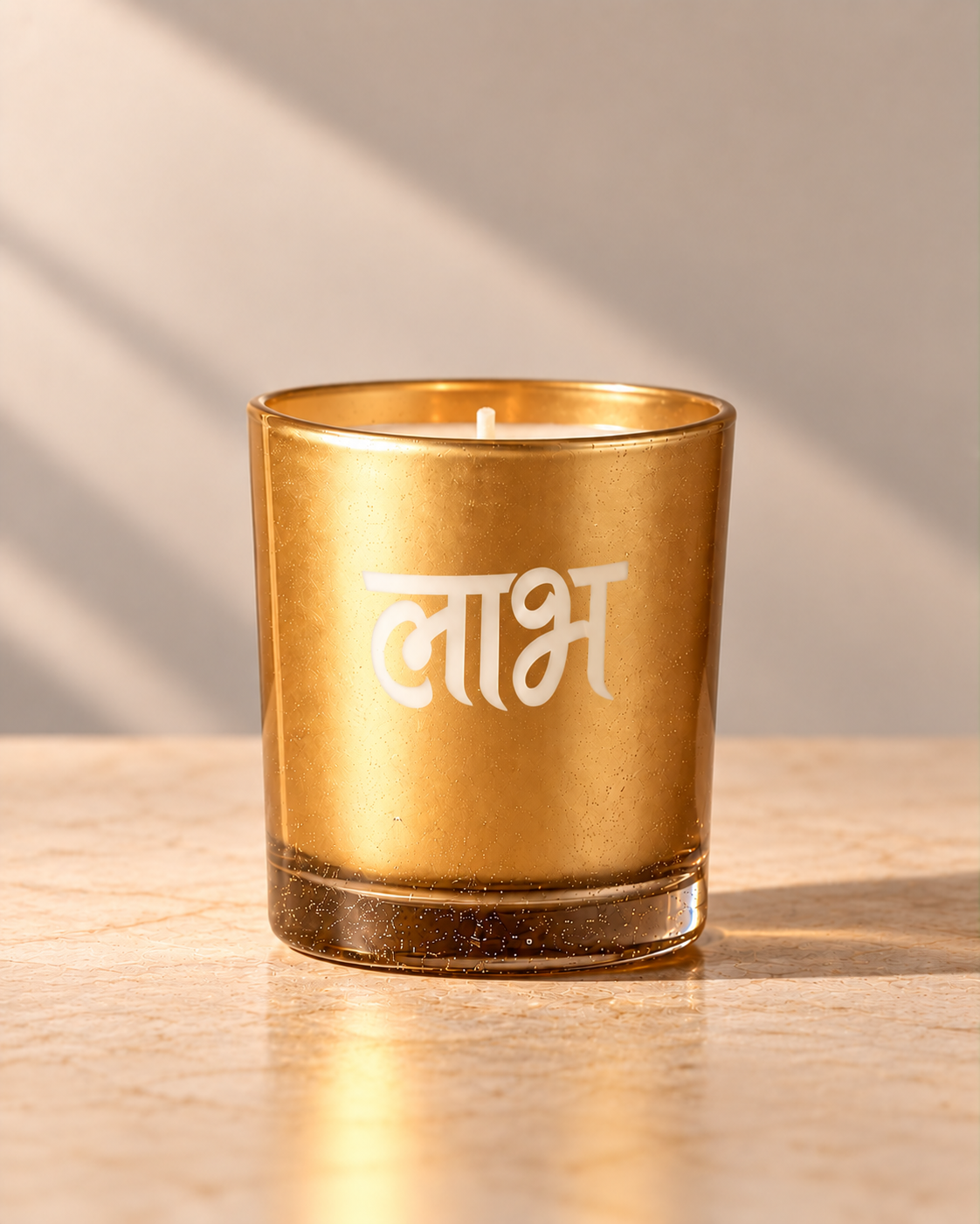 Shubh Labh Samriddhi Set - Soy Scented Glass Candles