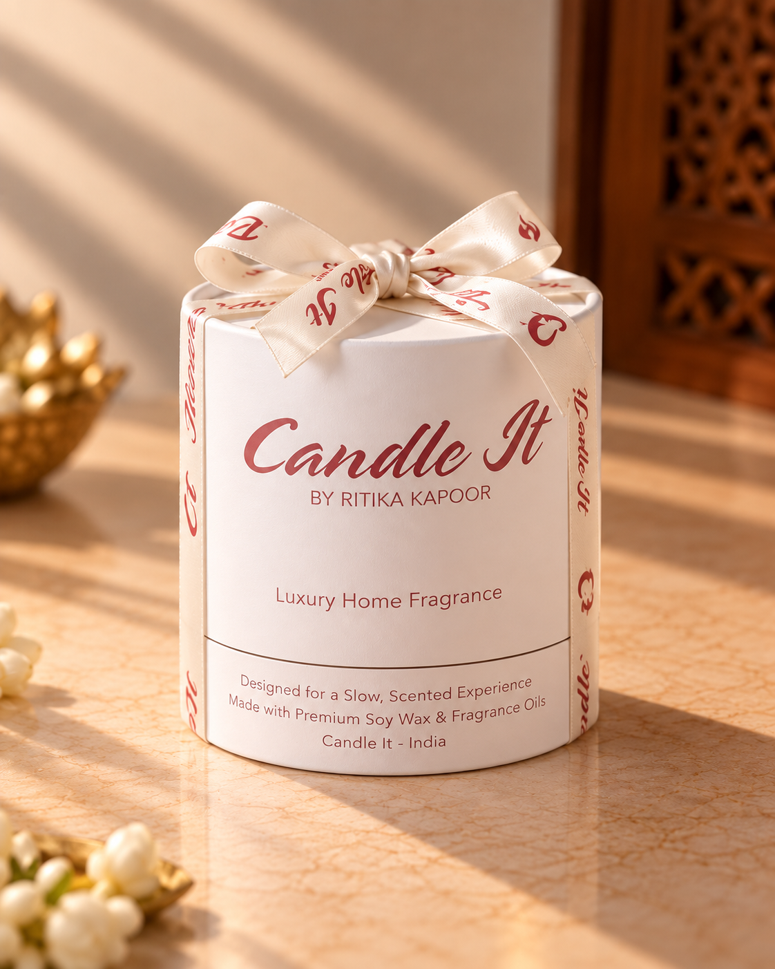 Shubh Labh Samriddhi Set - Soy Scented Glass Candles