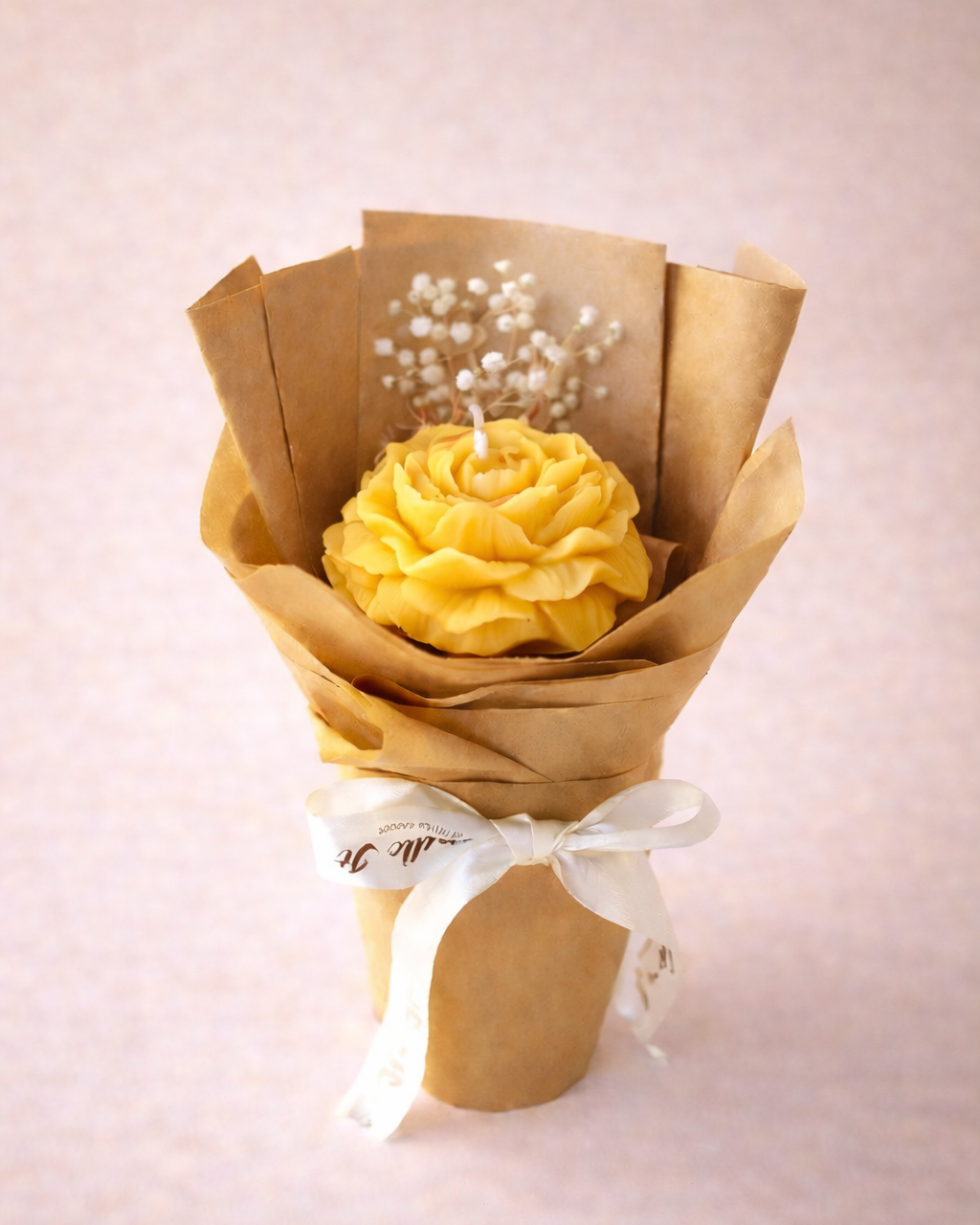 Peony Flower Bouquet - Luxury Scented Candle